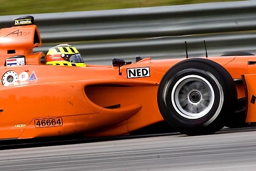 A1 GP Rookie-test Renger van der Zande: "Er zit nog meer in de wagen"